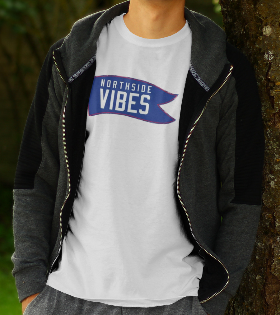 Northside Vibes Blue Flag Banner T-Shirt