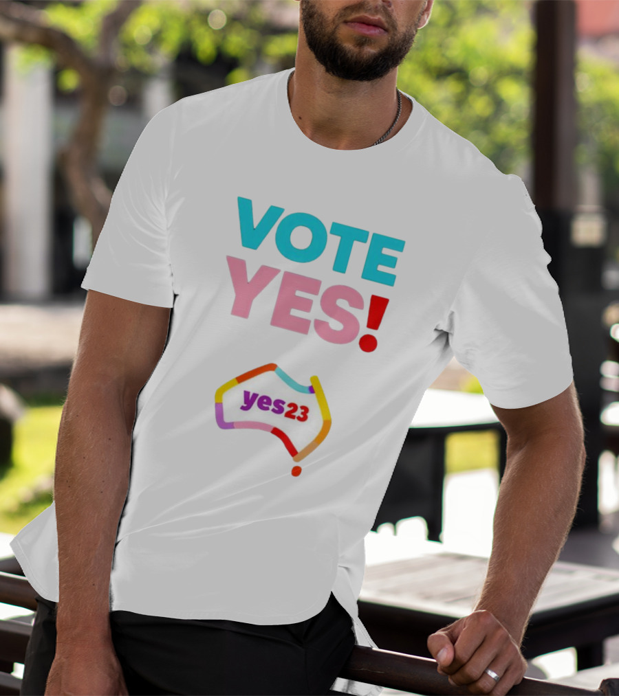 Vote Yes Yes23 Australia Map T-Shirt