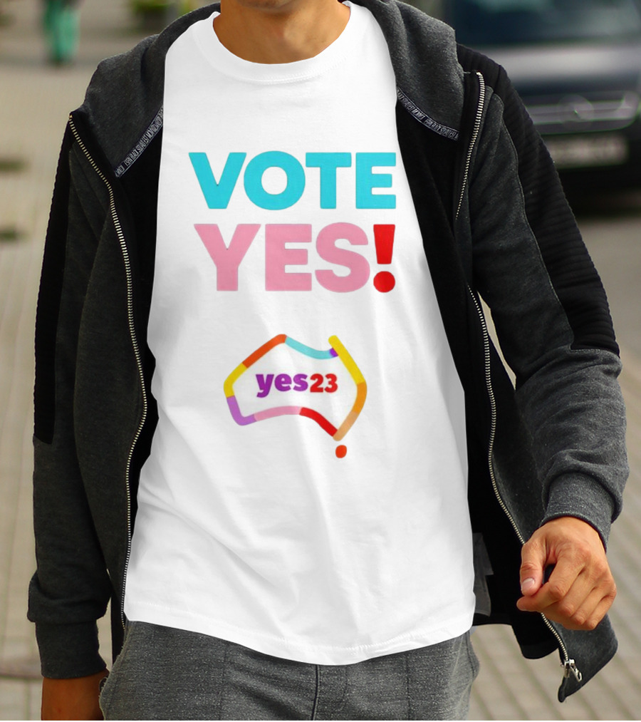 Vote Yes Yes23 Australia Map T-Shirt