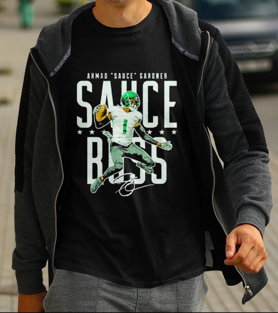 Ahmad Sauce Gardner Sauce Boss Football T-Shirt