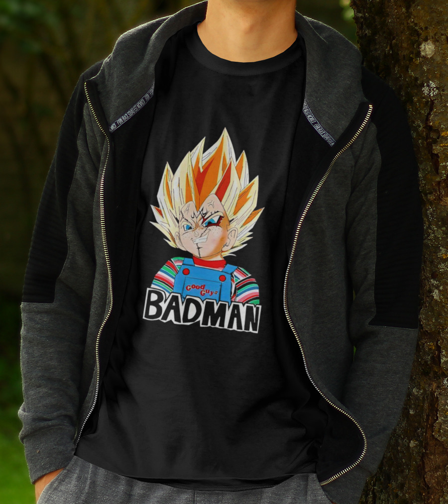 Vegeta Badman Good Guys Mashup T-Shirt