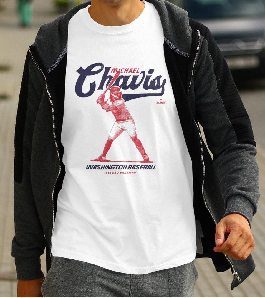 Michael Chavis Washington Baseball Second Baseman Player Vintage T-Shirt