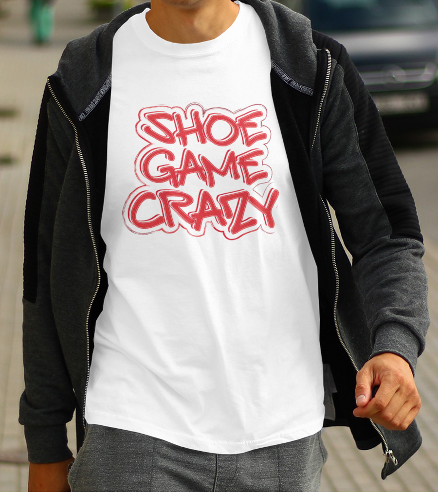 Shoe Game Crazy Red Graffiti T-Shirt