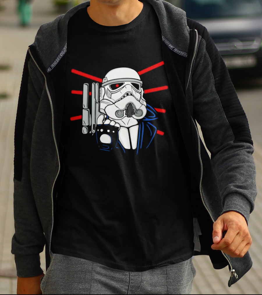 Star Wars Stormtrooper Meets The Terminator Mashup The Storminator T-Shirt
