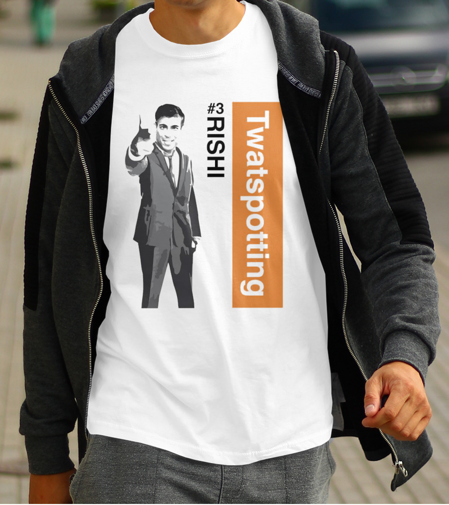 Twatspotting #3 Rishi Thumbs Up Gesture T-Shirt