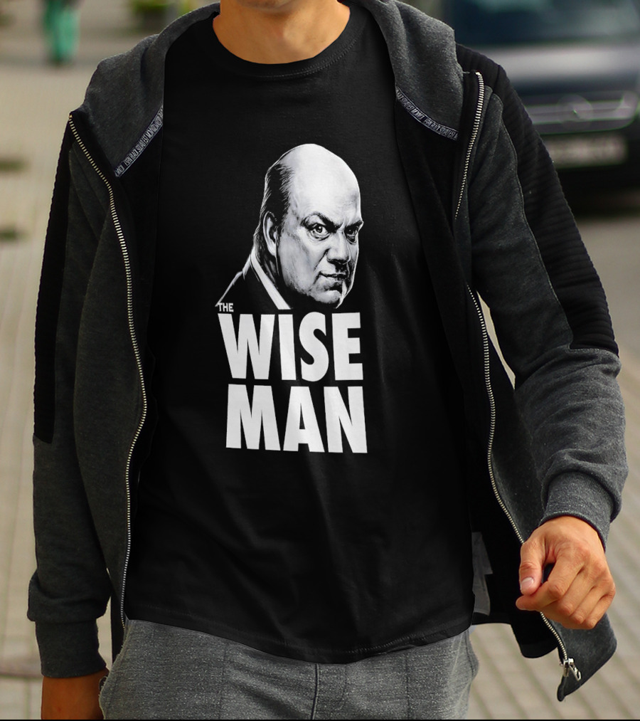 Paul Heyman The Wise Man Portrait WWE Acknowledgment T-Shirt