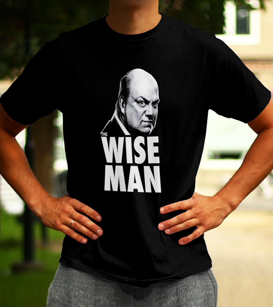 Paul Heyman The Wise Man Portrait WWE Acknowledgment T-Shirt