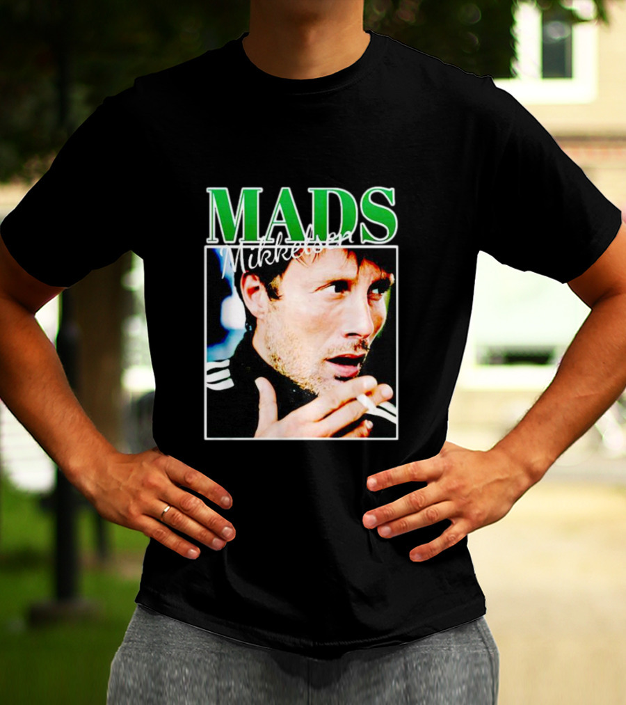 Mads Mikkelsen 90’s Vintage Style Hannibal Concept T-Shirt