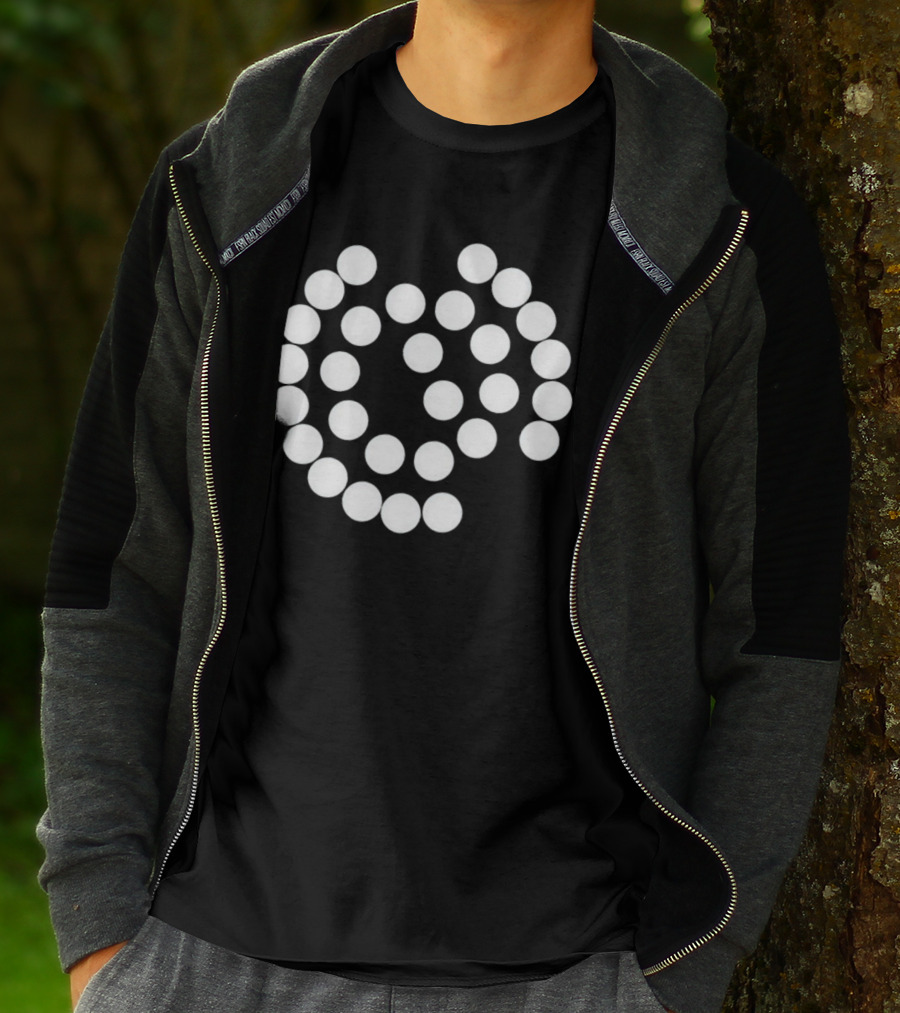 EV Fan Electric Vehicles Dotted Circle T-Shirt