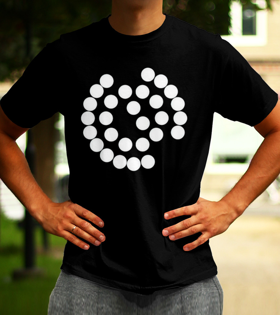 EV Fan Electric Vehicles Dotted Circle T-Shirt