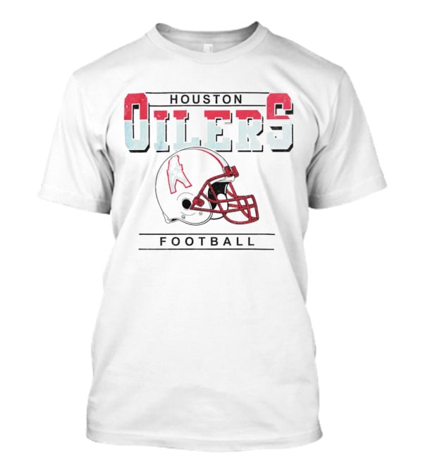 Houston Oilers Football Helmet T-Shirt