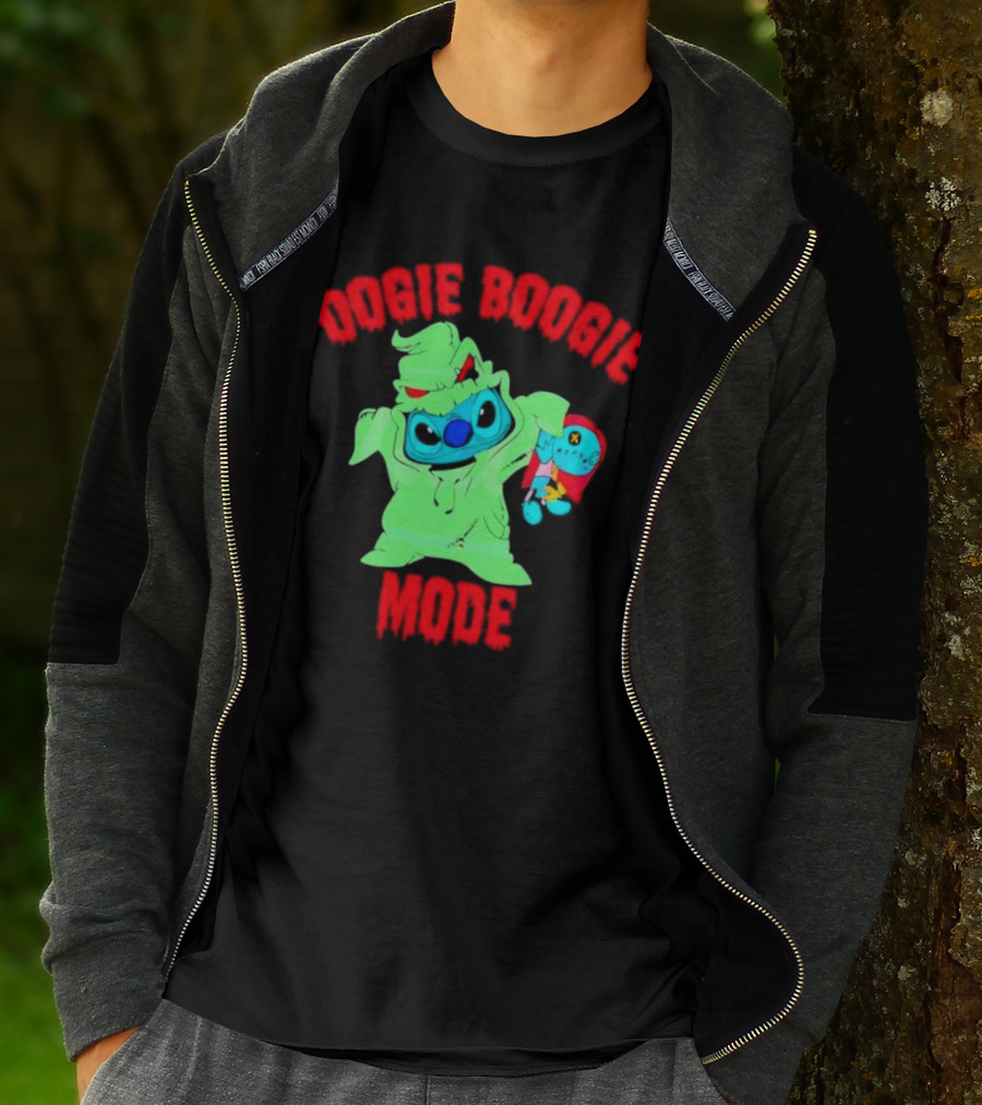 Stitch In Oogie Boogie Mode Halloween Voodoo Doll T-Shirt