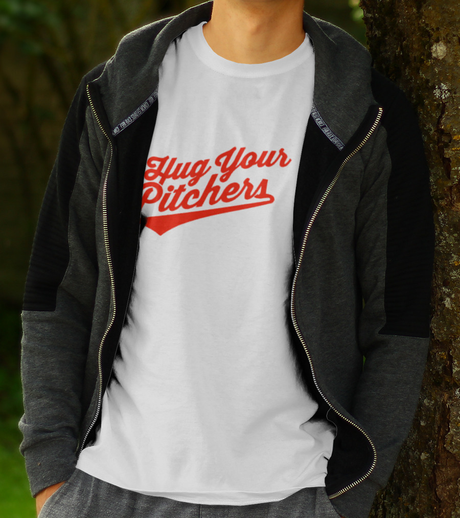 Baltimore Orioles Hug Your Pitchers Baseball Script T-Shirt
