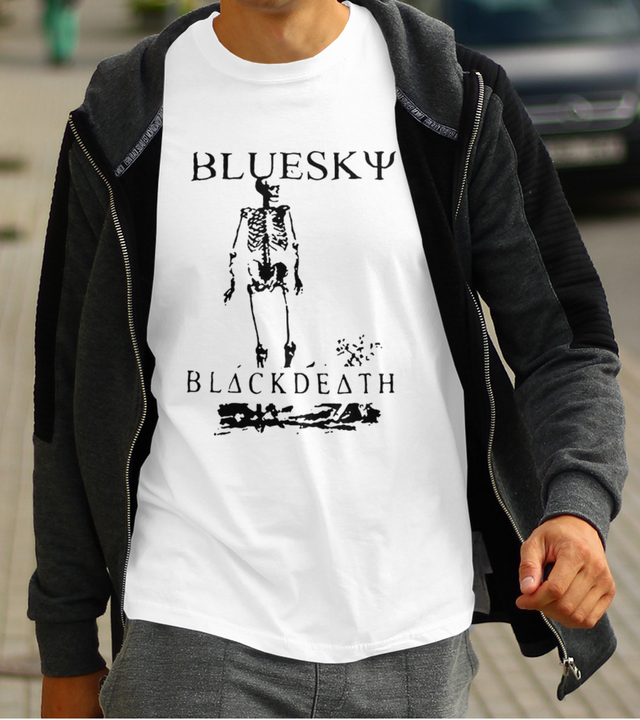 BLUESKY BLACKDEATH Skeleton T-Shirt