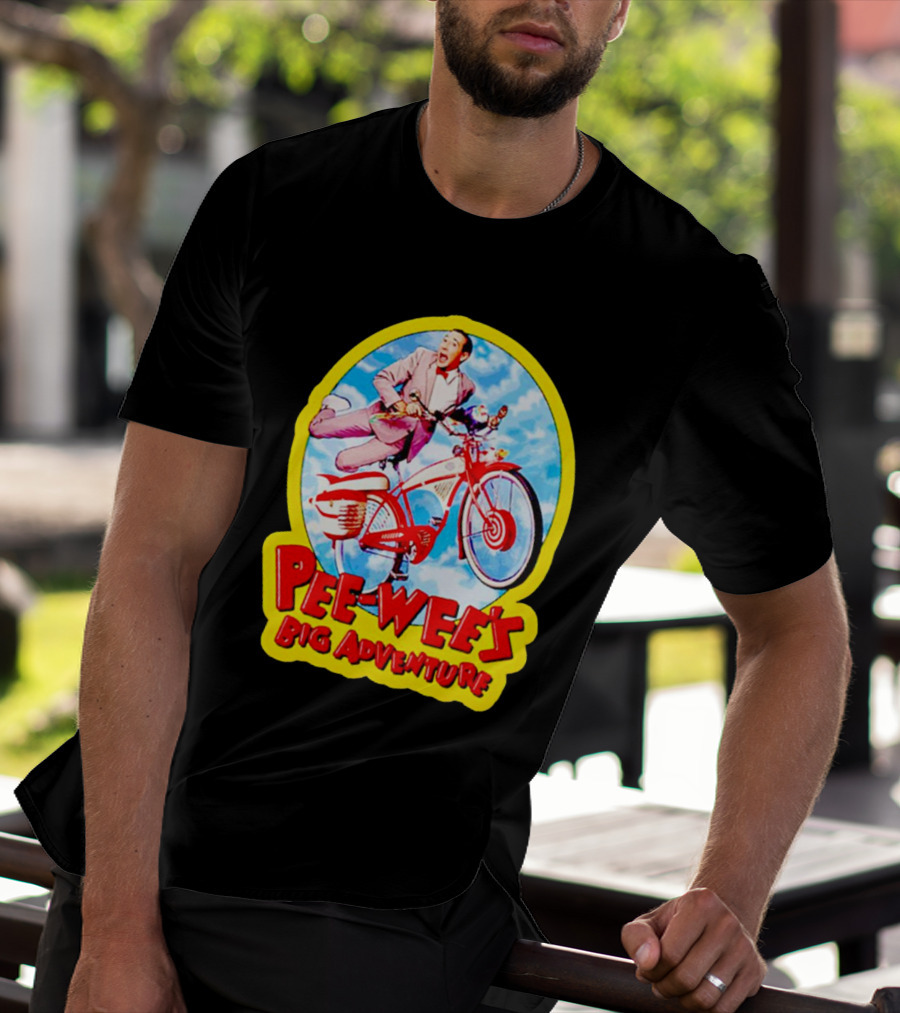 Pee Wee's Big Adventure Comedy Large Marge Bike Scene T-Shirt