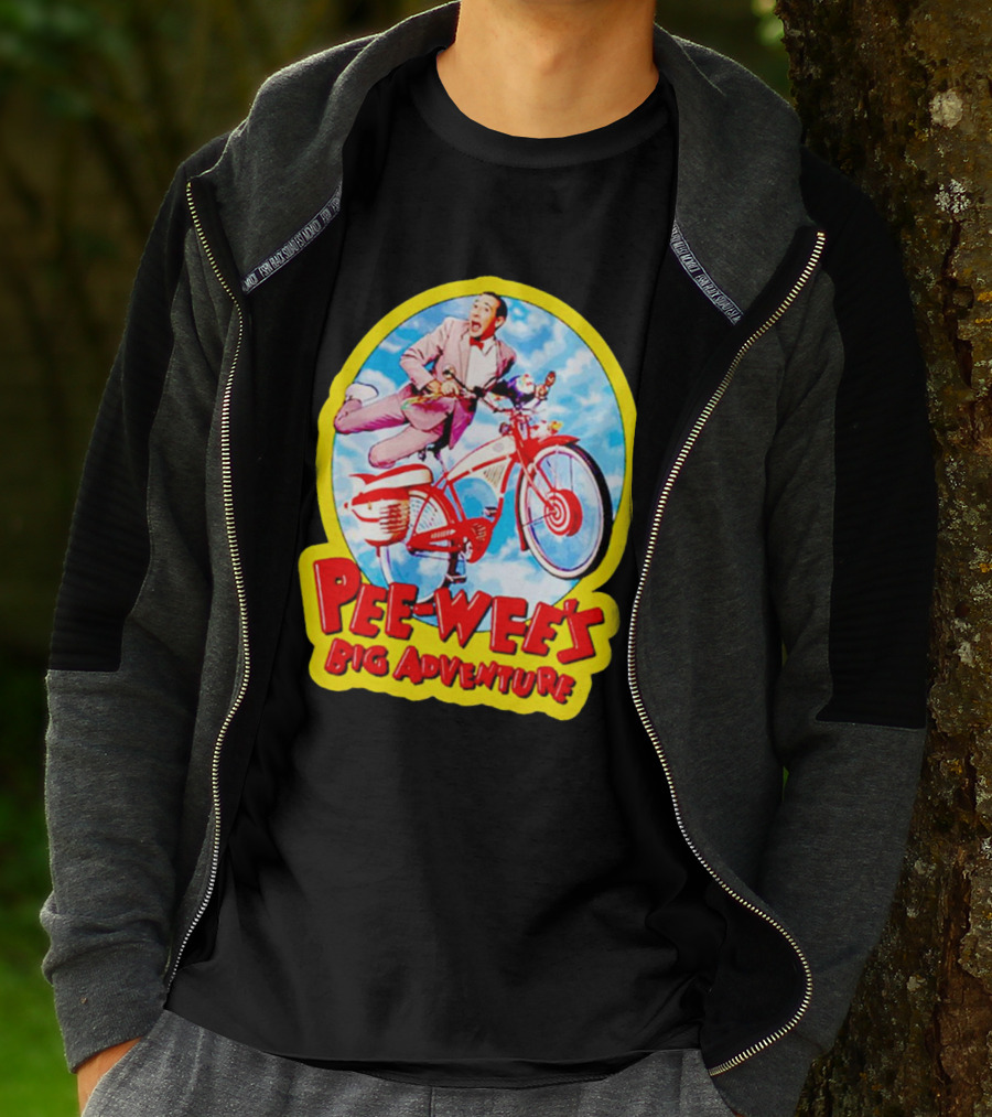 Pee Wee's Big Adventure Comedy Large Marge Bike Scene T-Shirt