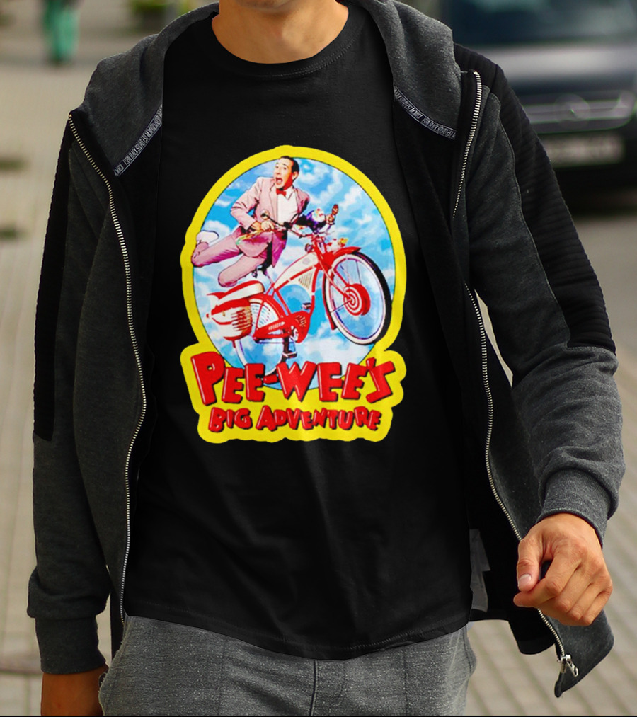 Pee Wee's Big Adventure Comedy Large Marge Bike Scene T-Shirt