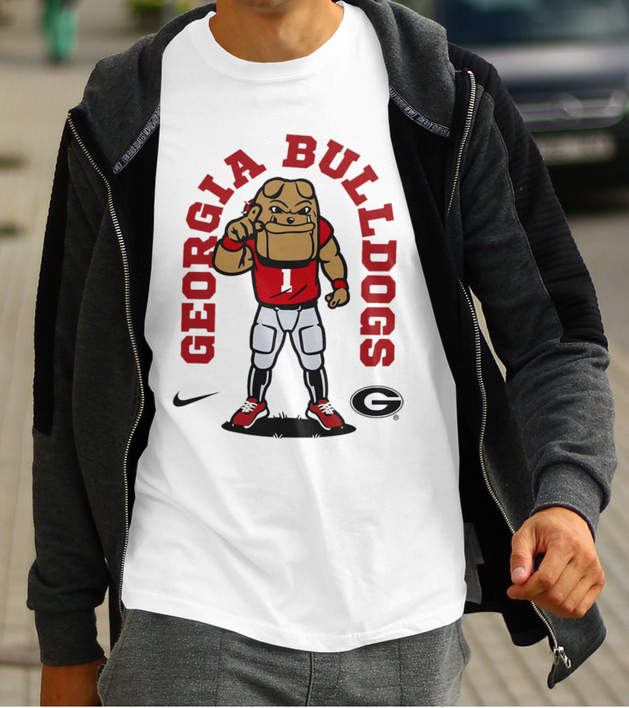 Georgia Bulldogs Mascot Athletic Bulldog T-Shirt