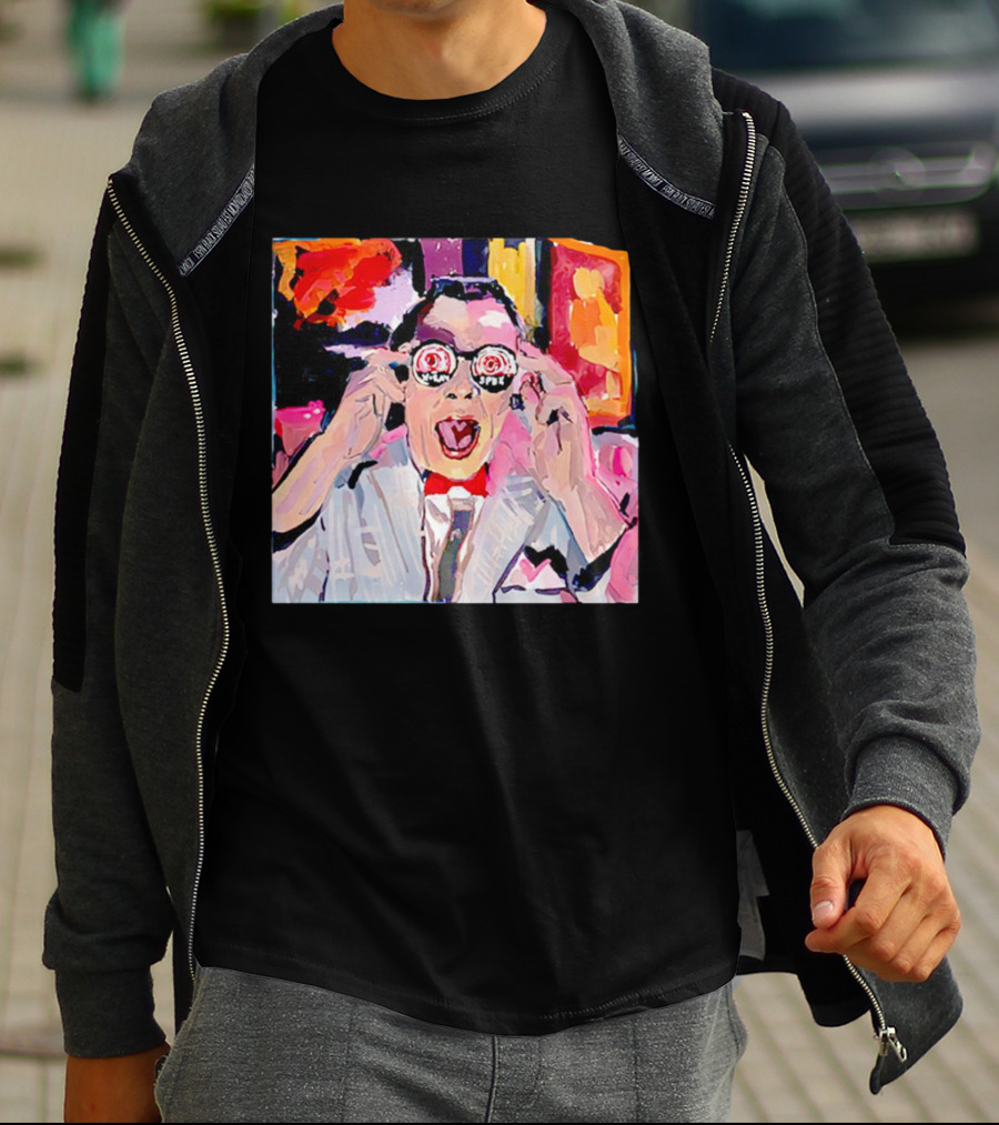 Pee Wee Herman 80s Jambi Playhouse Retro Glasses T-Shirt