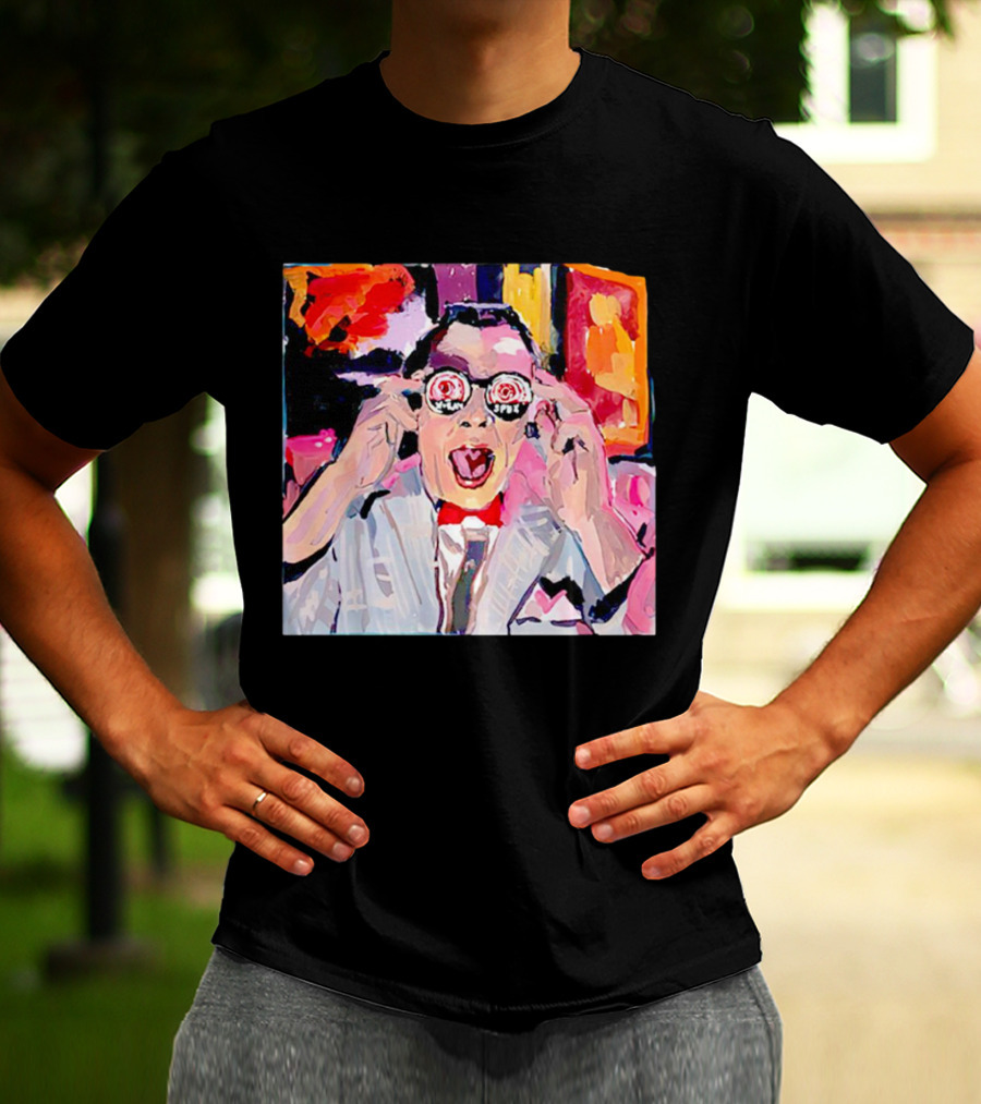 Pee Wee Herman 80s Jambi Playhouse Retro Glasses T-Shirt