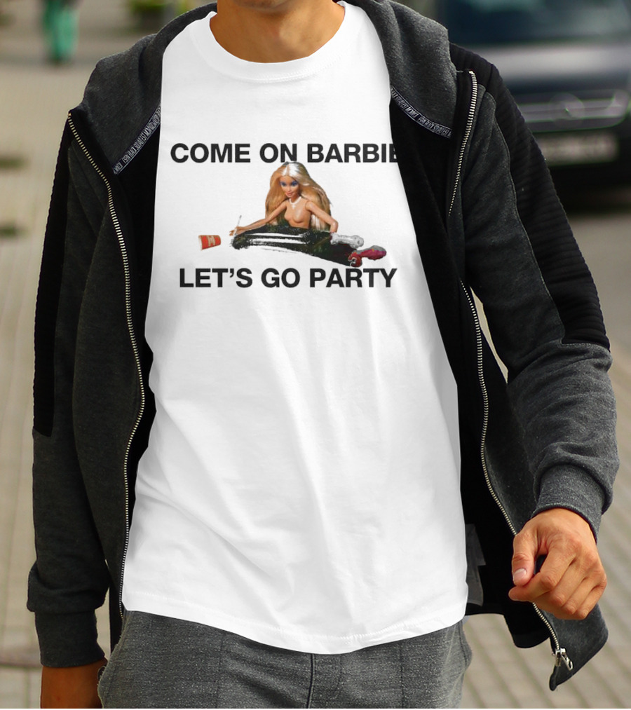 COME ON BARBIE LET'S GO PARTY Rugged Style Fashion Top T-Shirt