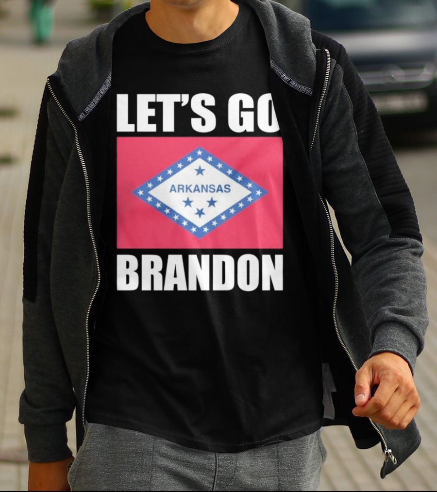 LET'S GO BRANDON ARKANSAS FLAG T-Shirt
