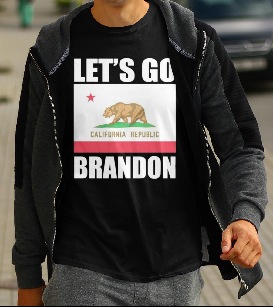 LET’S GO BRANDON CALIFORNIA REPUBLIC FLAG T-Shirt
