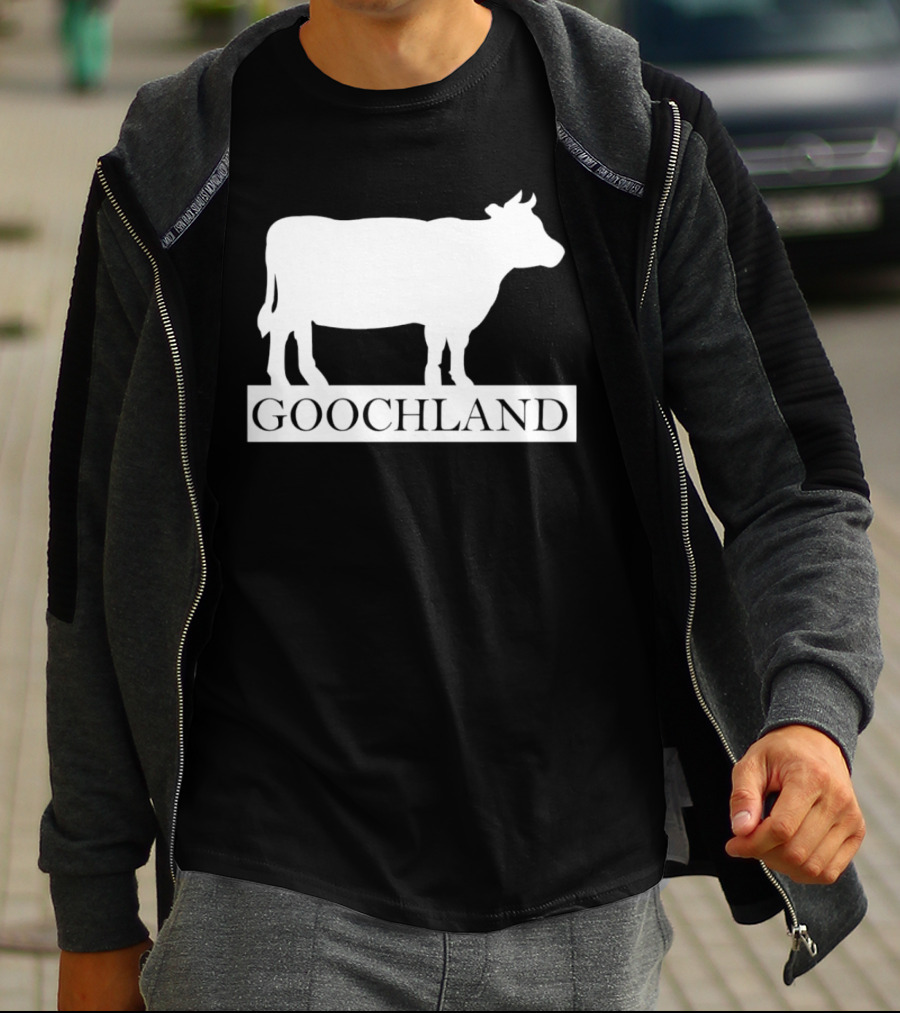 Goochland Cow Silhouette White T-Shirt
