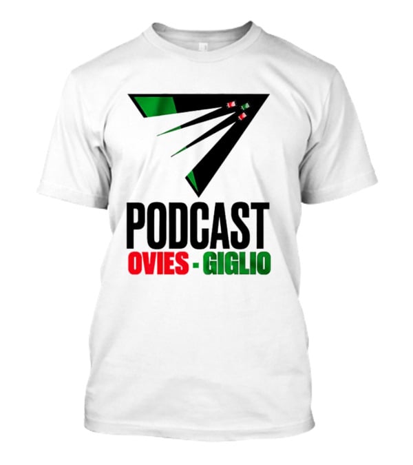 Podcasts Ovies Giglio Football Discussion With Triangular Color Stream T-Shirt