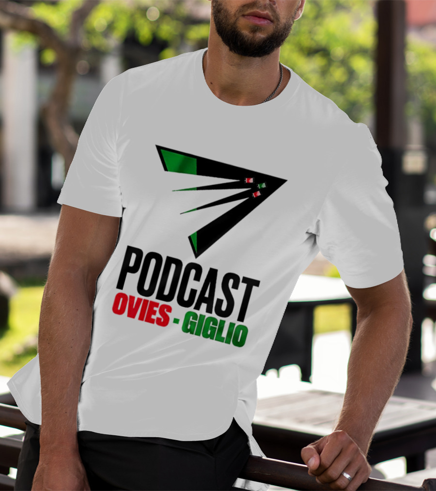 Podcasts Ovies Giglio Football Discussion With Triangular Color Stream T-Shirt
