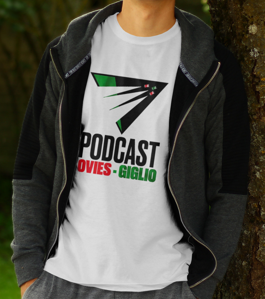 Podcasts Ovies Giglio Football Discussion With Triangular Color Stream T-Shirt