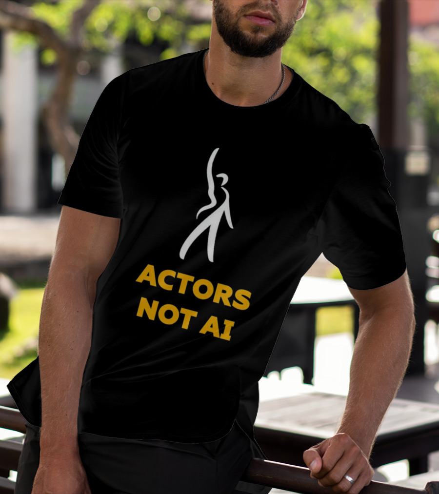 Actors Not AI Striking Pose T-Shirt