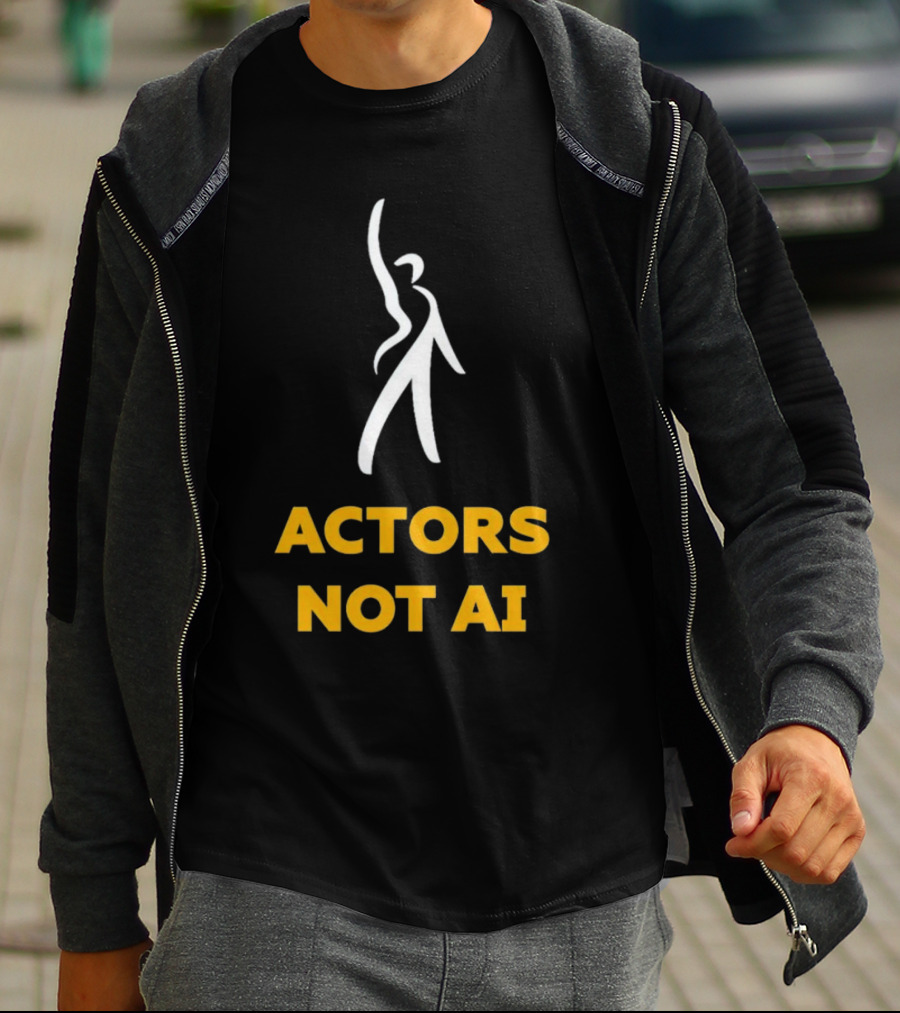 Actors Not AI Striking Pose T-Shirt