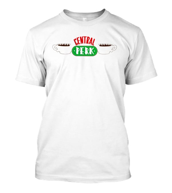 Central Perk Coffee Friends Logo Iconic Cafe Branding T-Shirt