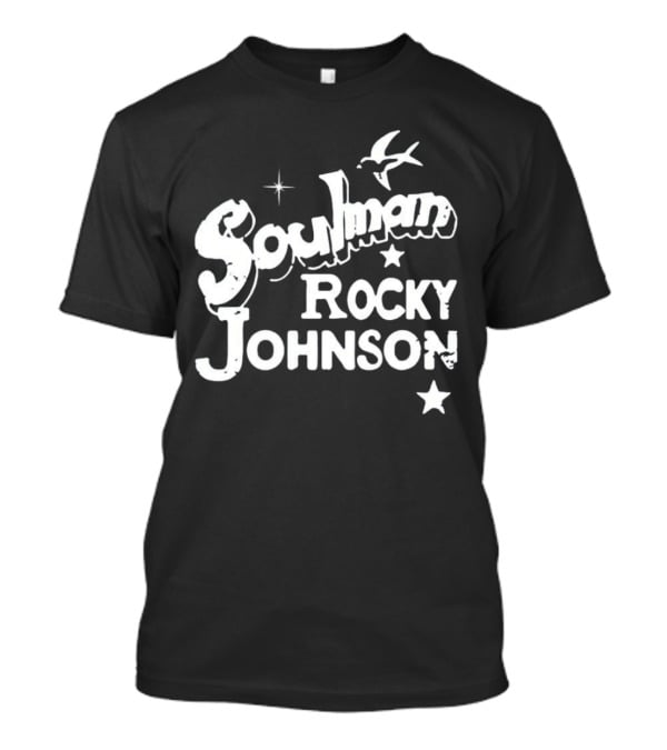 Soulman Rocky Johnson Bird And Star T-Shirt