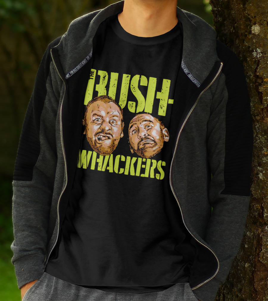 The Bushwhackers Wrestling Legends Bold Retro Faces T-Shirt