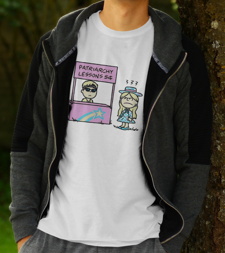 Patriarchy Lessons 5¢ Barbie Peanuts T-Shirt