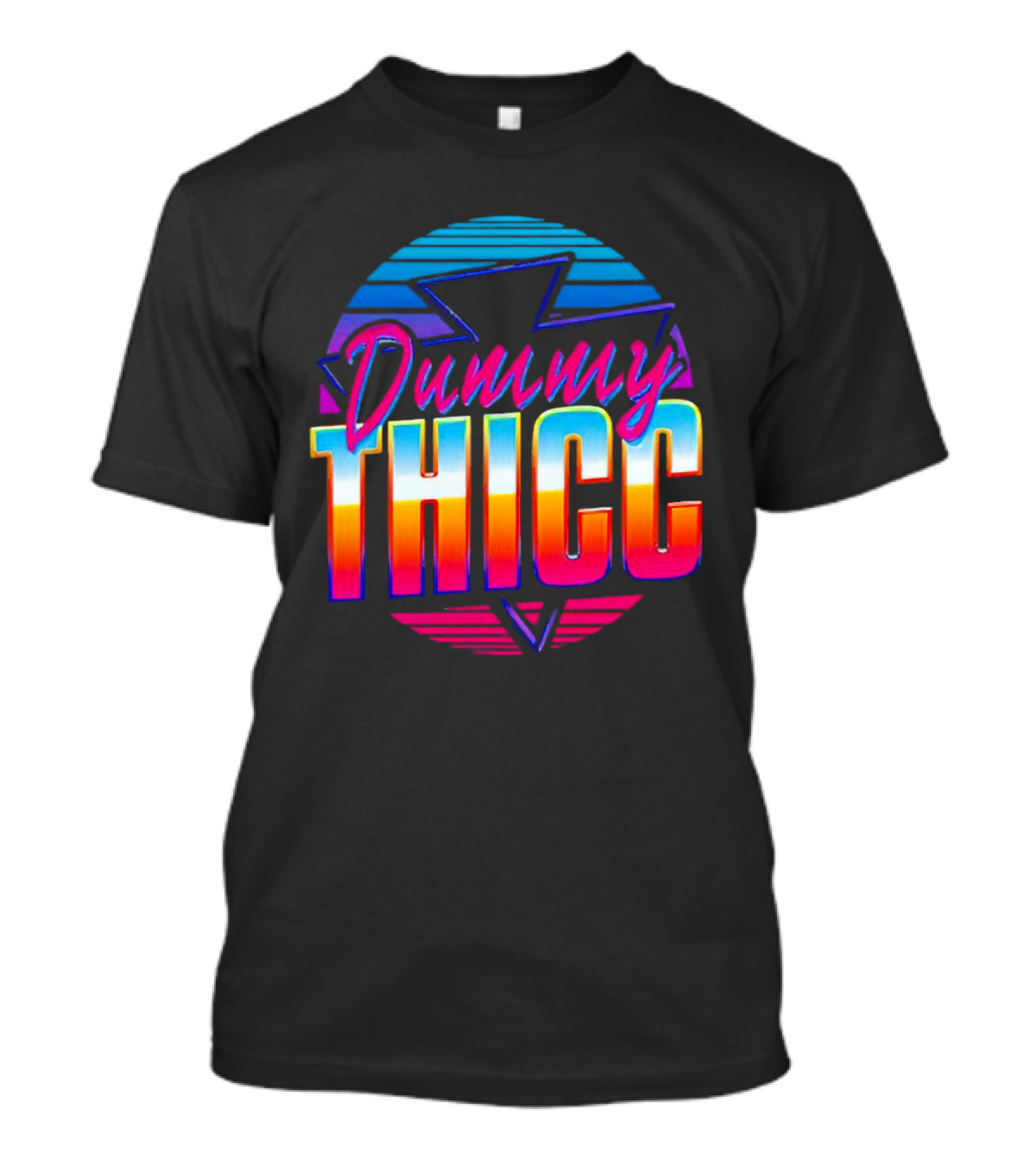 Dummy Thicc 80s Retro Vaporwave Aesthetic T-Shirt