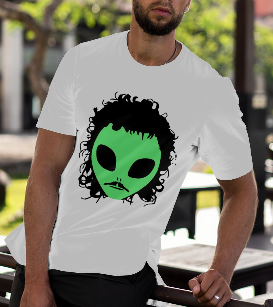 Kurtis Conner Eh Alien Green Face Black Hair T-Shirt