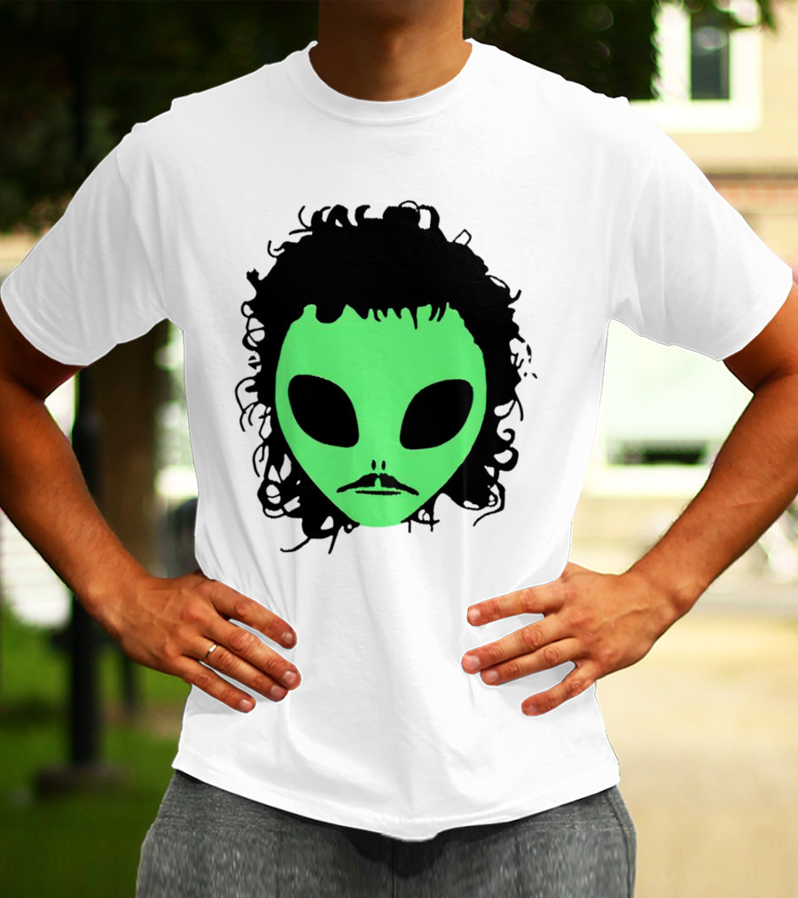 Kurtis Conner Eh Alien Green Face Black Hair T-Shirt