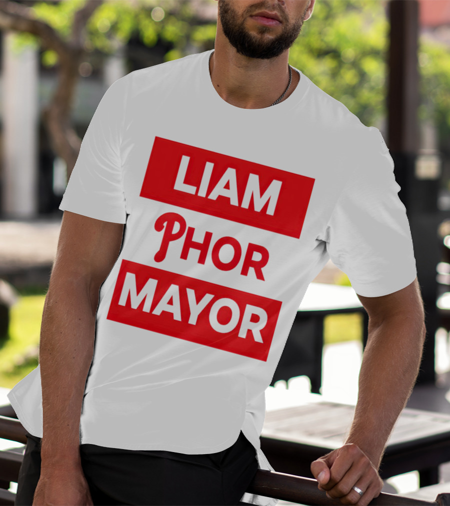 LIAM PHOR MAYOR Philadelphia Phillies T-Shirt