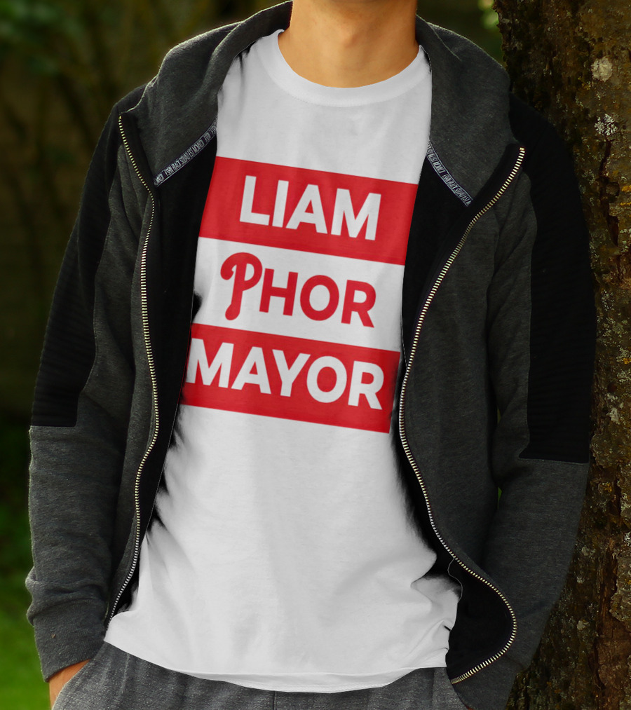 LIAM PHOR MAYOR Philadelphia Phillies T-Shirt