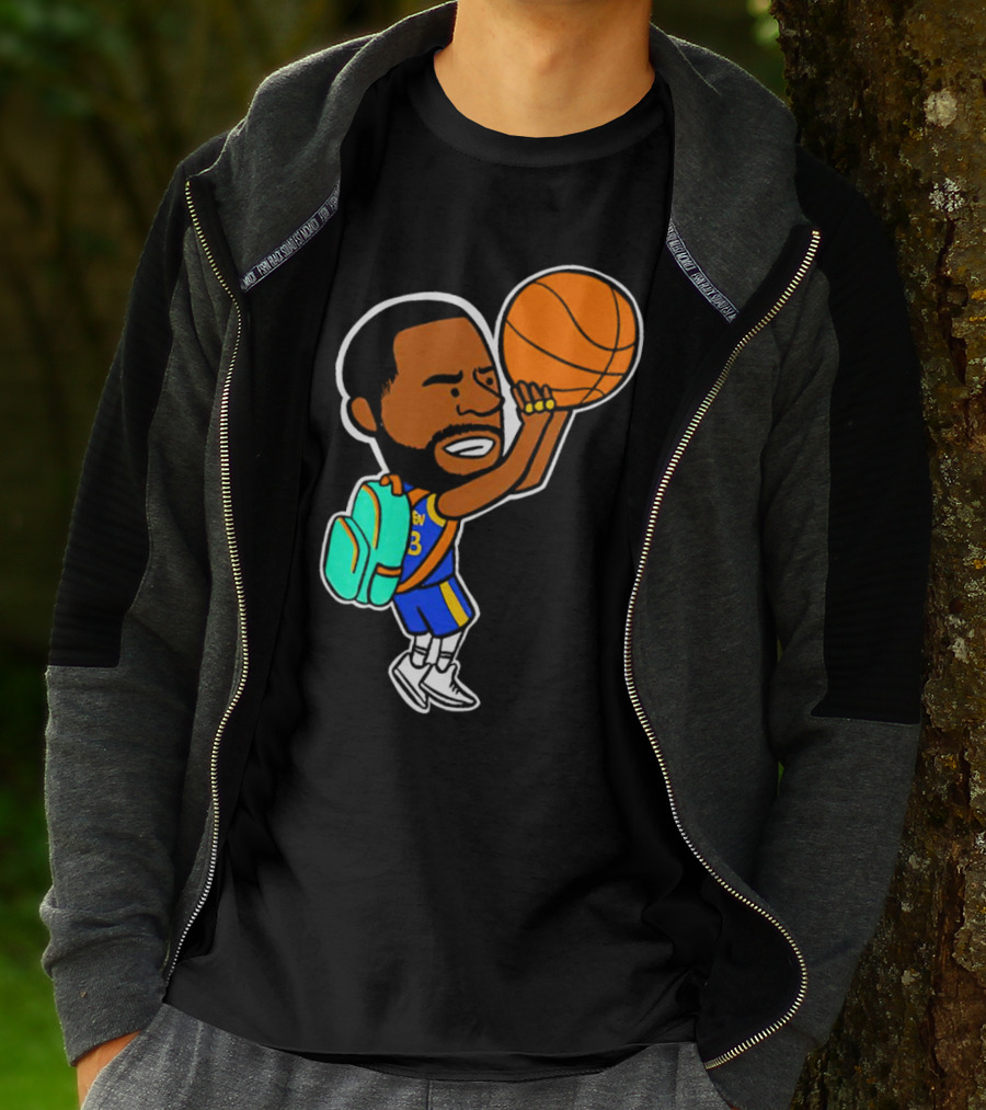 Dray Backpack Basketball Player Cartoon T-Shirt