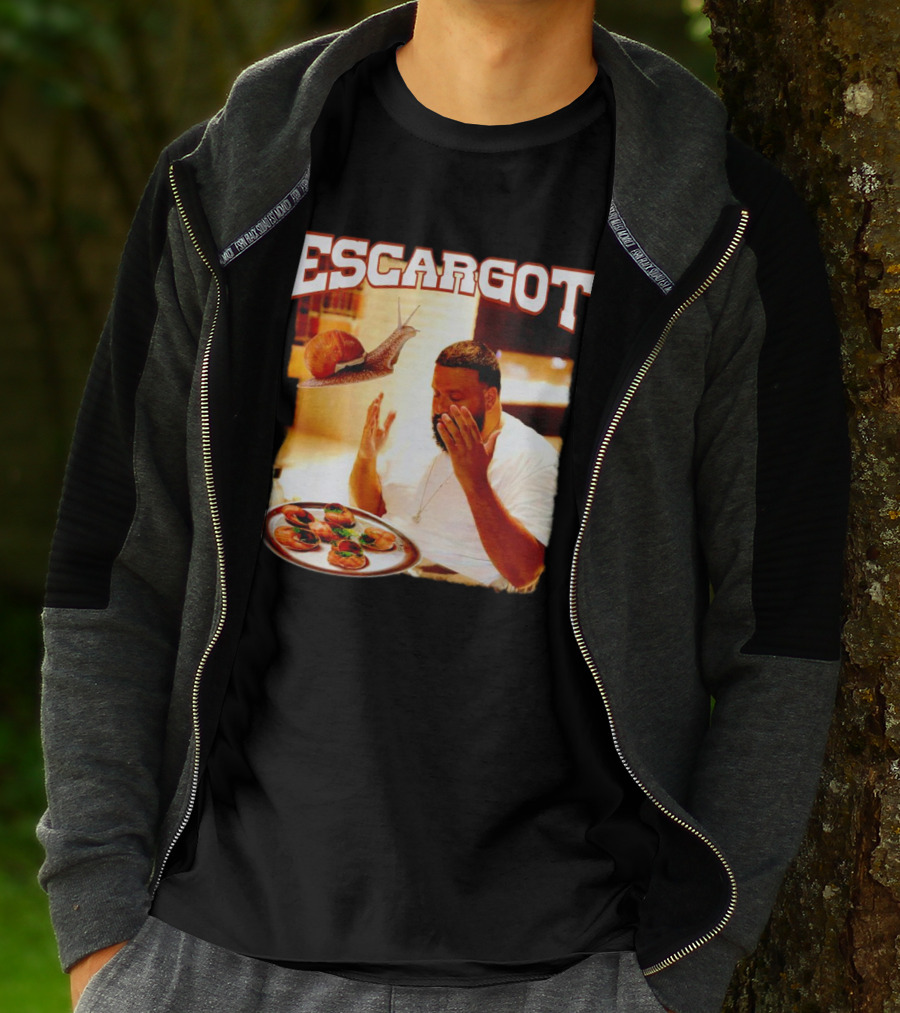 Escargot DJ Khaled With Snail And Gourmet Dish T-Shirt