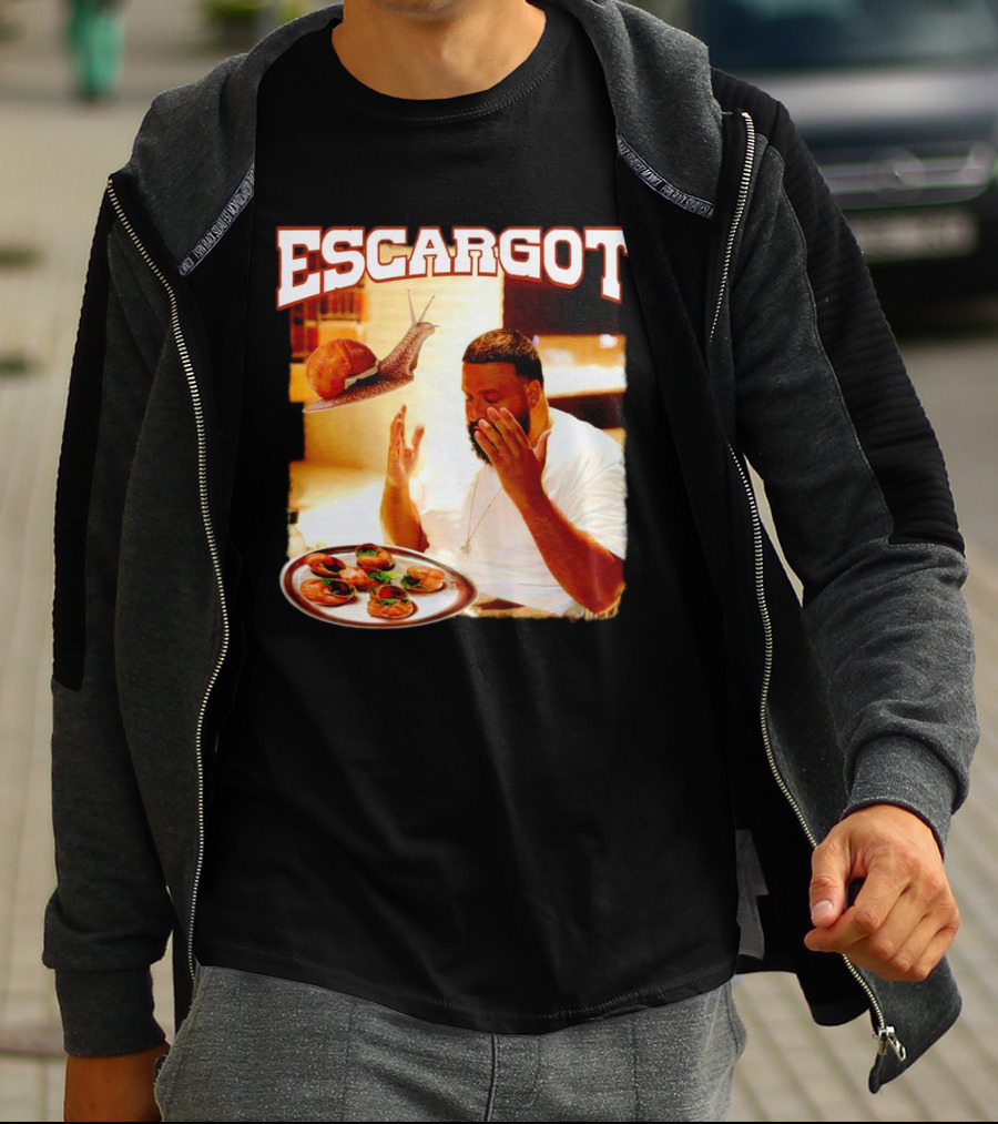 Escargot DJ Khaled With Snail And Gourmet Dish T-Shirt
