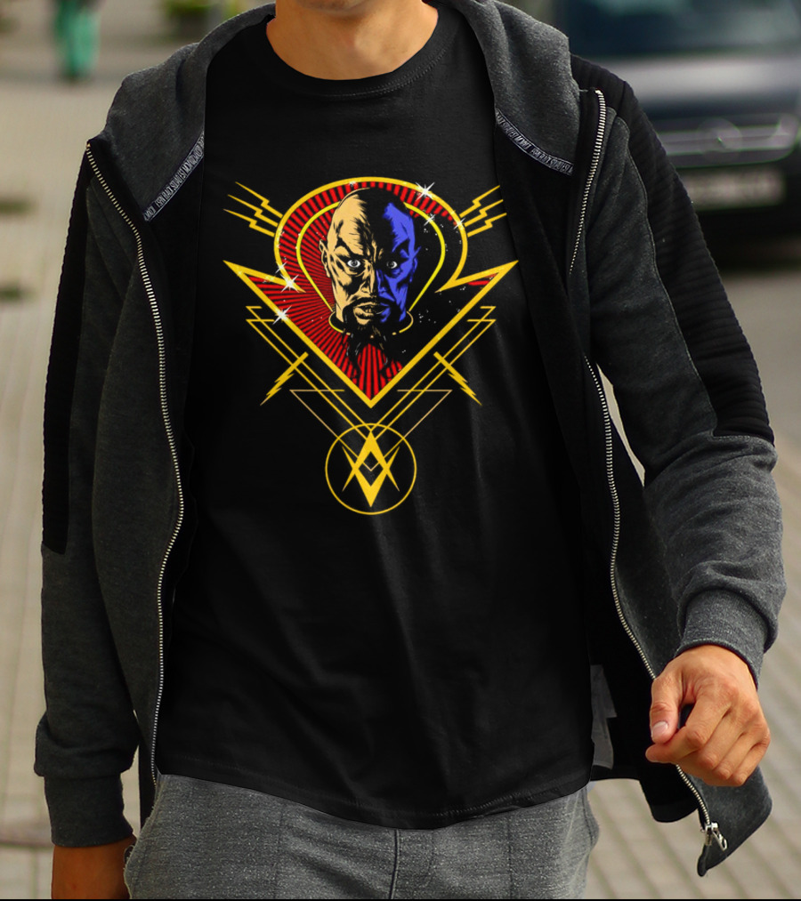 Ming The Merciless Flash Gordon Comics Villain Art Deco T-Shirt
