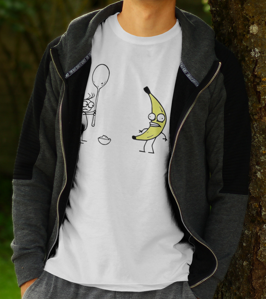 Don Hertzfeldt Rejected Animation Spoon Banana Scene T-Shirt