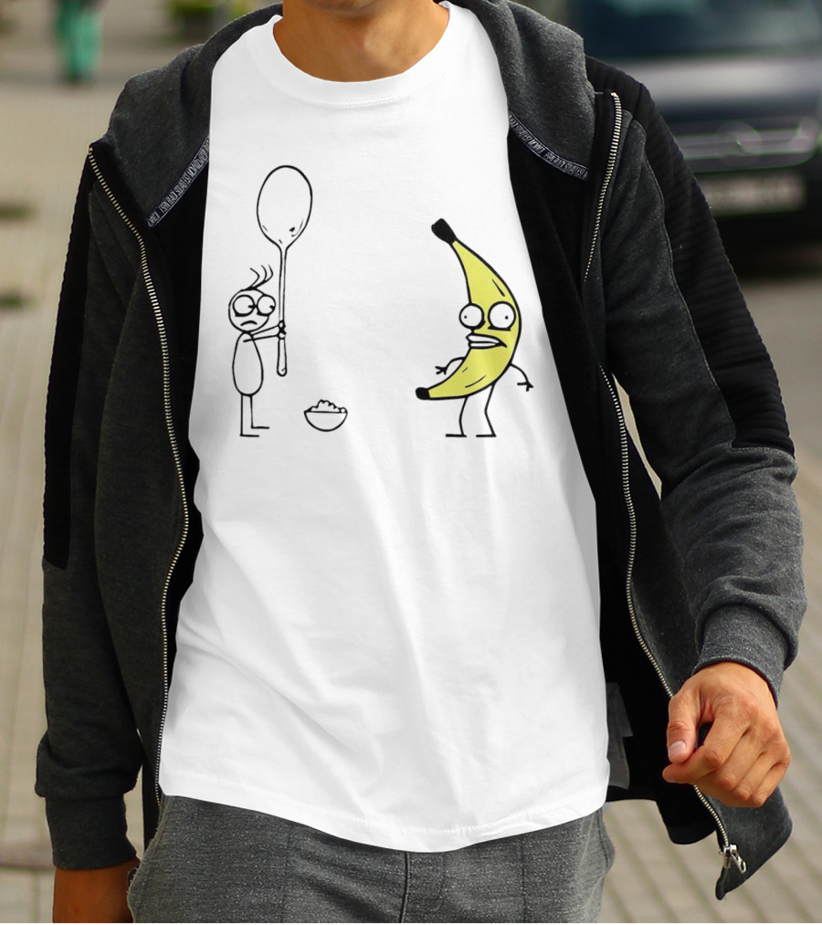 Don Hertzfeldt Rejected Animation Spoon Banana Scene T-Shirt