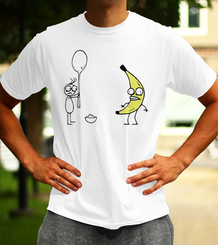 Don Hertzfeldt Rejected Animation Spoon Banana Scene T-Shirt