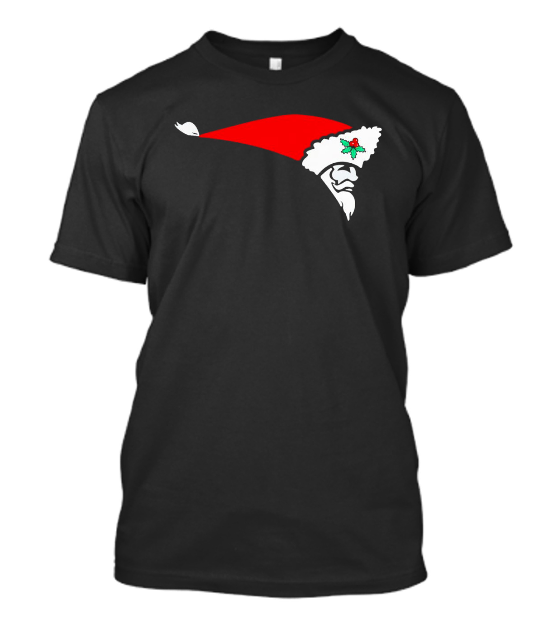 New England Patriots Santa Hat Christmas Day T-Shirt